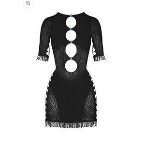 Miranda Dress in Jet Black